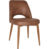 albury chair light oak metal leg