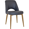 albury chair light oak metal leg