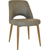 albury chair light oak metal leg