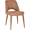 albury chair light oak metal leg