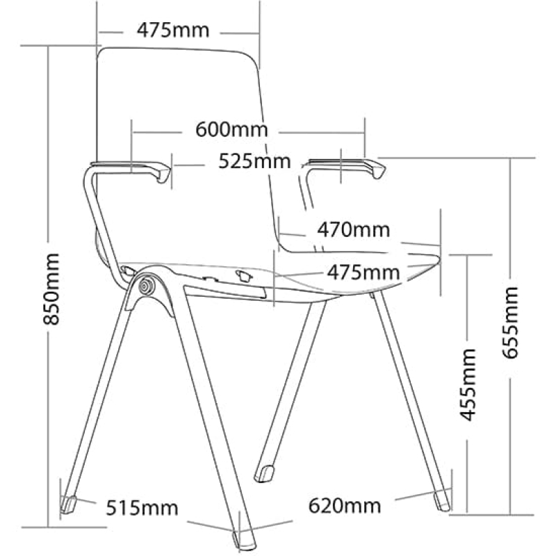 aria event chair with arms