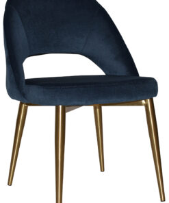 chevron chair brass leg