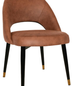 chevron chair brass leg
