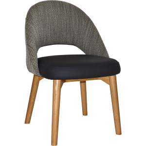 chevron chair oak timber leg