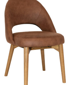 chevron chair oak timber leg