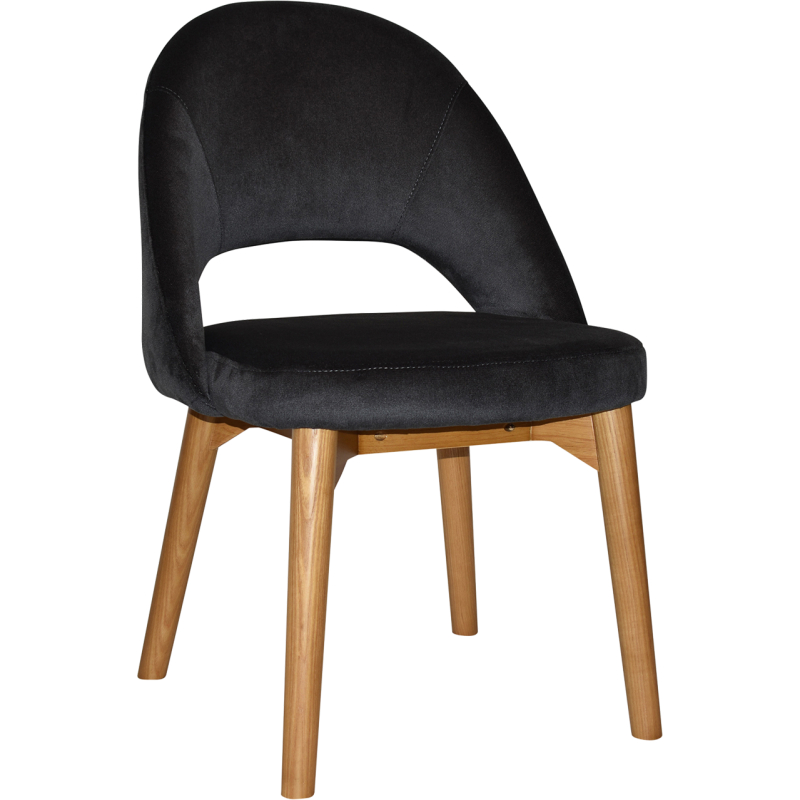 chevron chair oak timber leg