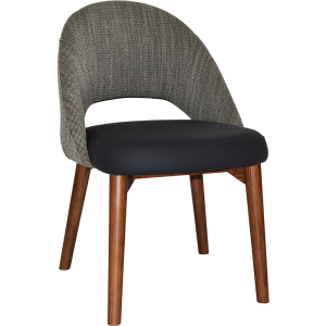 chevron chair walnut timber leg