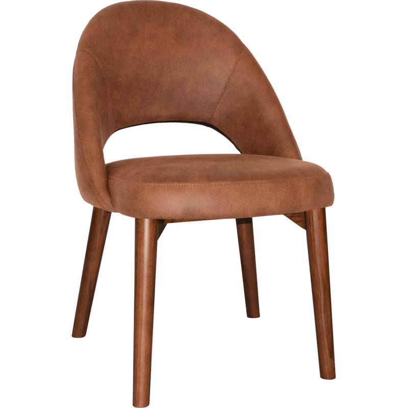 chevron chair walnut timber leg