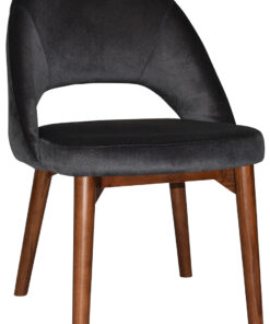 chevron chair walnut timber leg