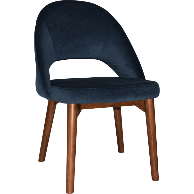 chevron chair walnut timber leg