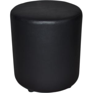 delhi ottoman 400mm round black