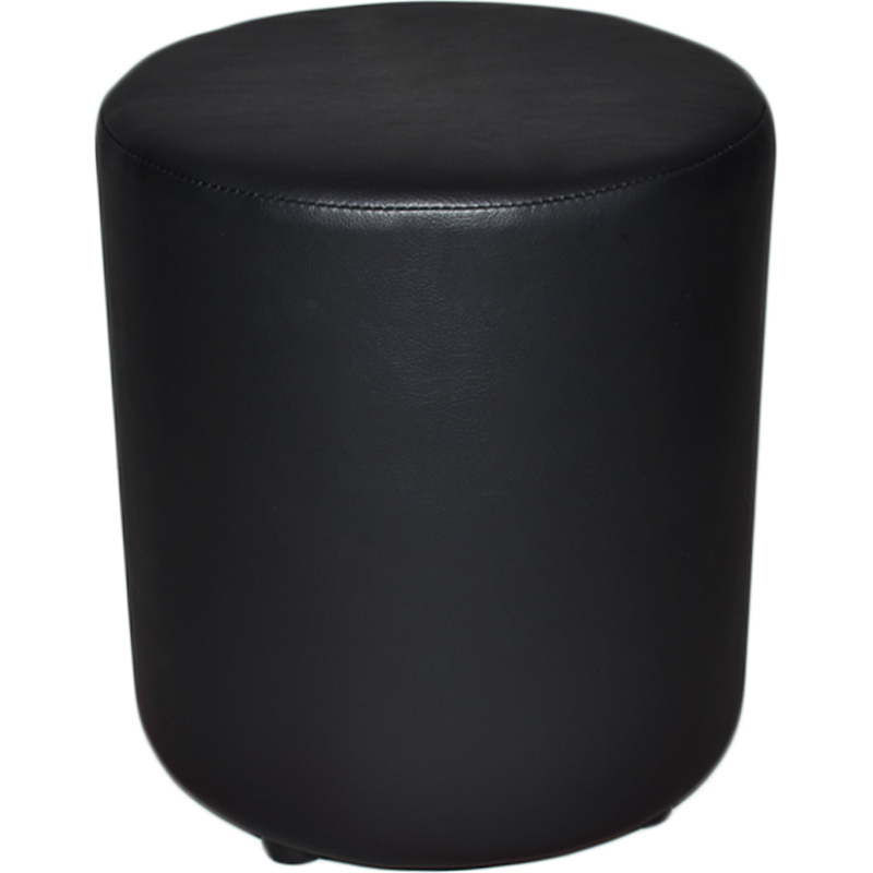 delhi ottoman 400mm round black