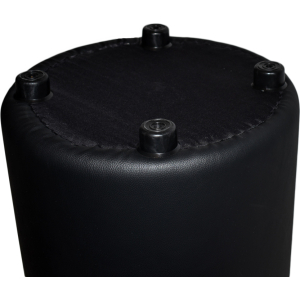 delhi ottoman 400mm round black