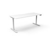 halo electric sit stand round leg desk