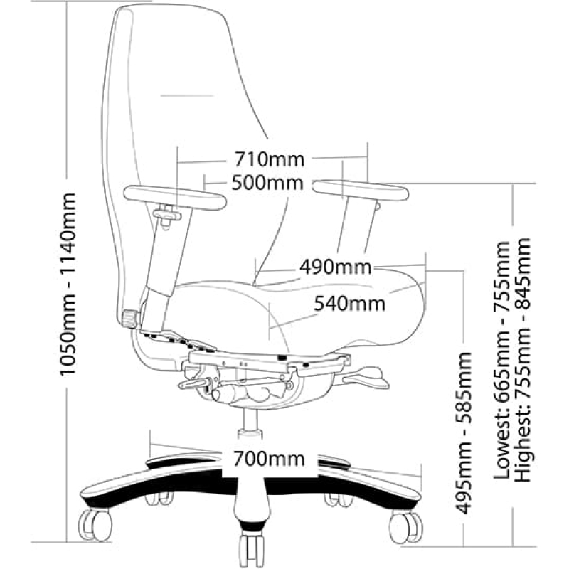 impact heavy duty office chair