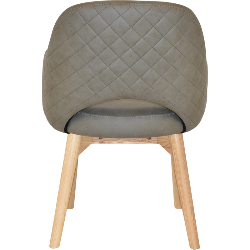 albury arm chair natural timber leg