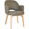 albury arm chair natural timber leg
