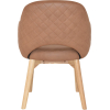 albury arm chair natural timber leg