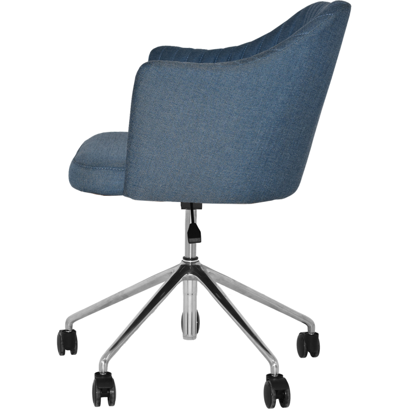 coogee arm chair castor base aluminium