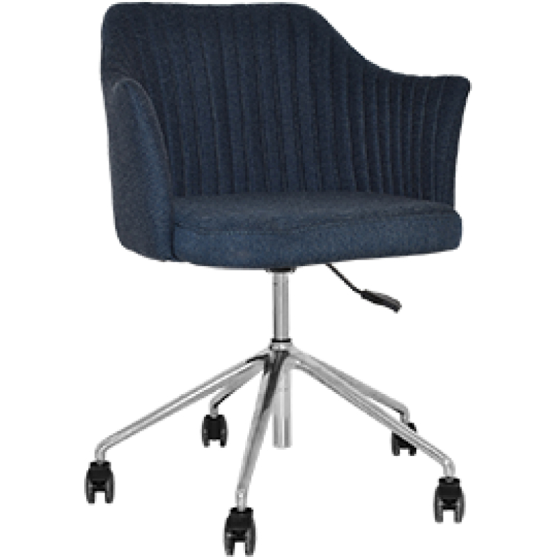 coogee arm chair castor base aluminium