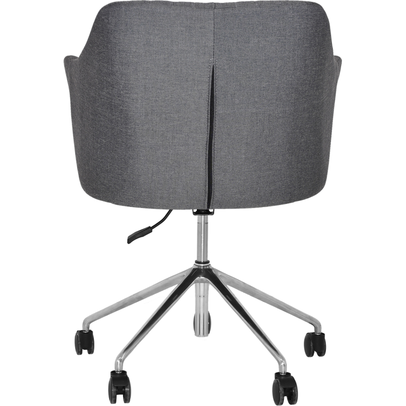 coogee arm chair castor base aluminium