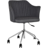 coogee arm chair castor base aluminium
