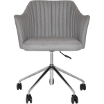 Coogee Arm Chair Castor Base Aluminium