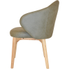 hugo arm chair natural timber leg