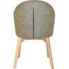 hugo arm chair natural timber leg