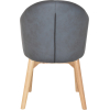 hugo arm chair natural timber leg