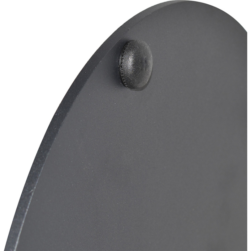 tivoli bar base black + black brass collar 450mm disc