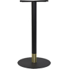 tivoli bar base black + black brass collar 450mm disc
