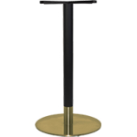 Tivoli Bar Base Brass + Black Brass Collar 450mm Disc