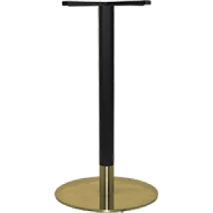 tivoli bar base brass + black brass collar 450mm disc