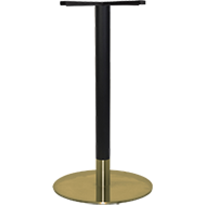 tivoli bar base brass + black brass collar 450mm disc