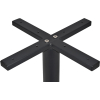 danube coffee table base 450mm black