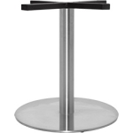Prague Coffee Table Base 450mm Disc S/S