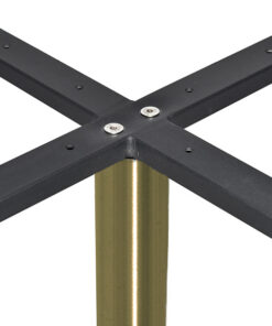 rome coffee table base 450mm disc brass