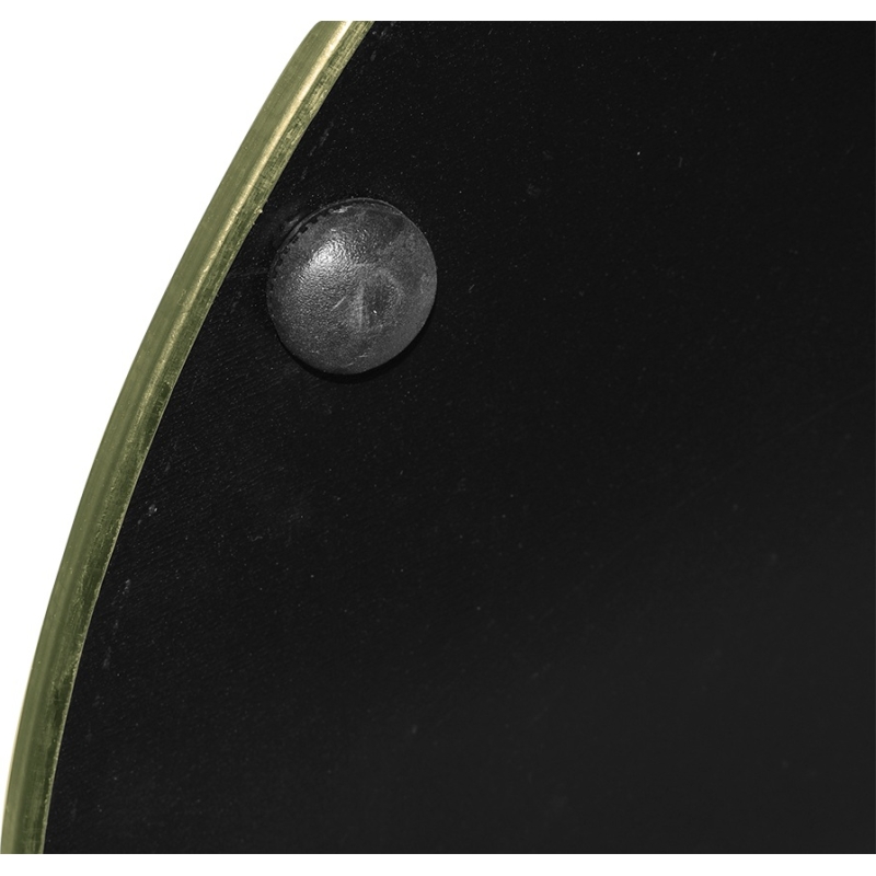 rome coffee table base 450mm disc brass