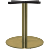 rome coffee table base 450mm disc brass