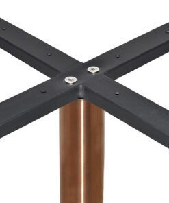 rome coffee table base 450mm disc copper