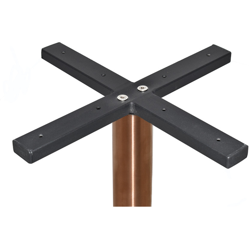 rome coffee table base 450mm disc copper