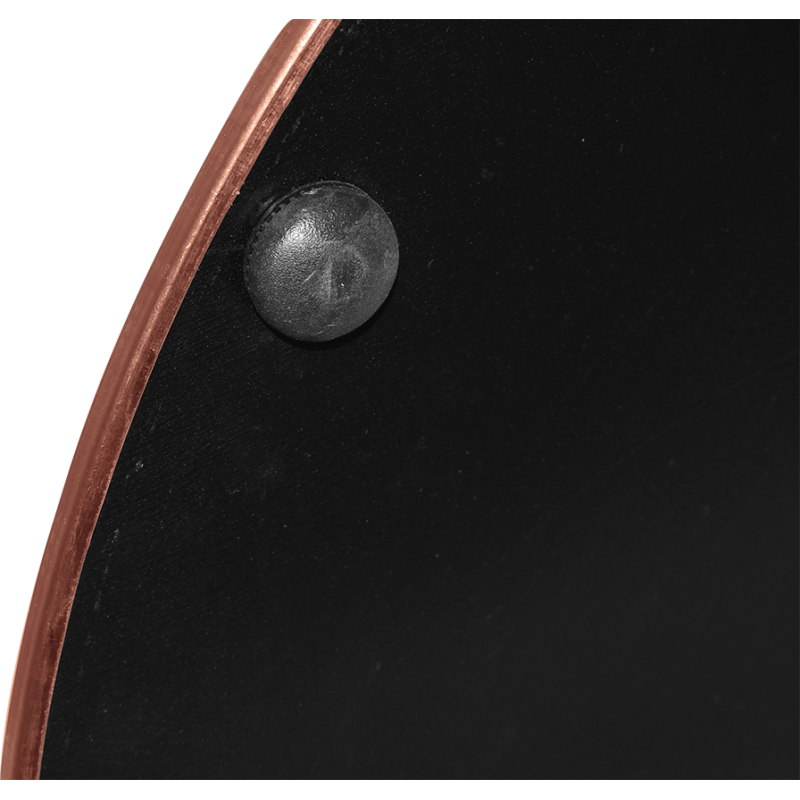 rome coffee table base 450mm disc copper