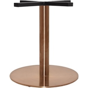 rome coffee table base 450mm disc copper