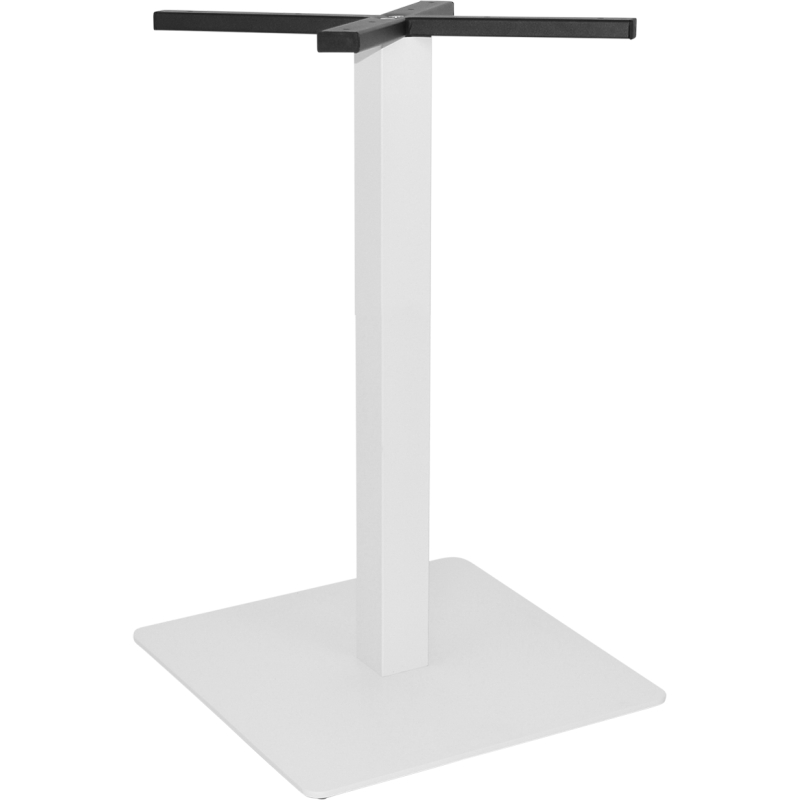 porto table base 450mm square white