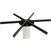 porto xl table base 720mm disc 700h white