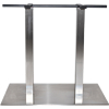 prague twin table base 800mm x 500mm s/s