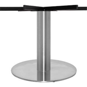 prague table base 720mm xl disc s/s 730h
