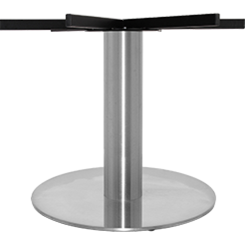 prague table base 720mm xl disc s/s 730h