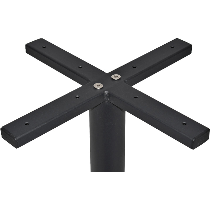 tivoli table base brass + black brass collar 450mm disc